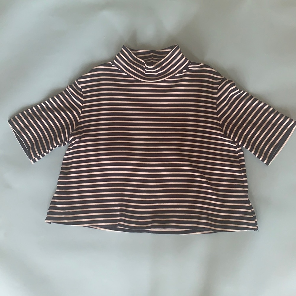 Mock turtleneck from Steven Alan. Made in the USA.